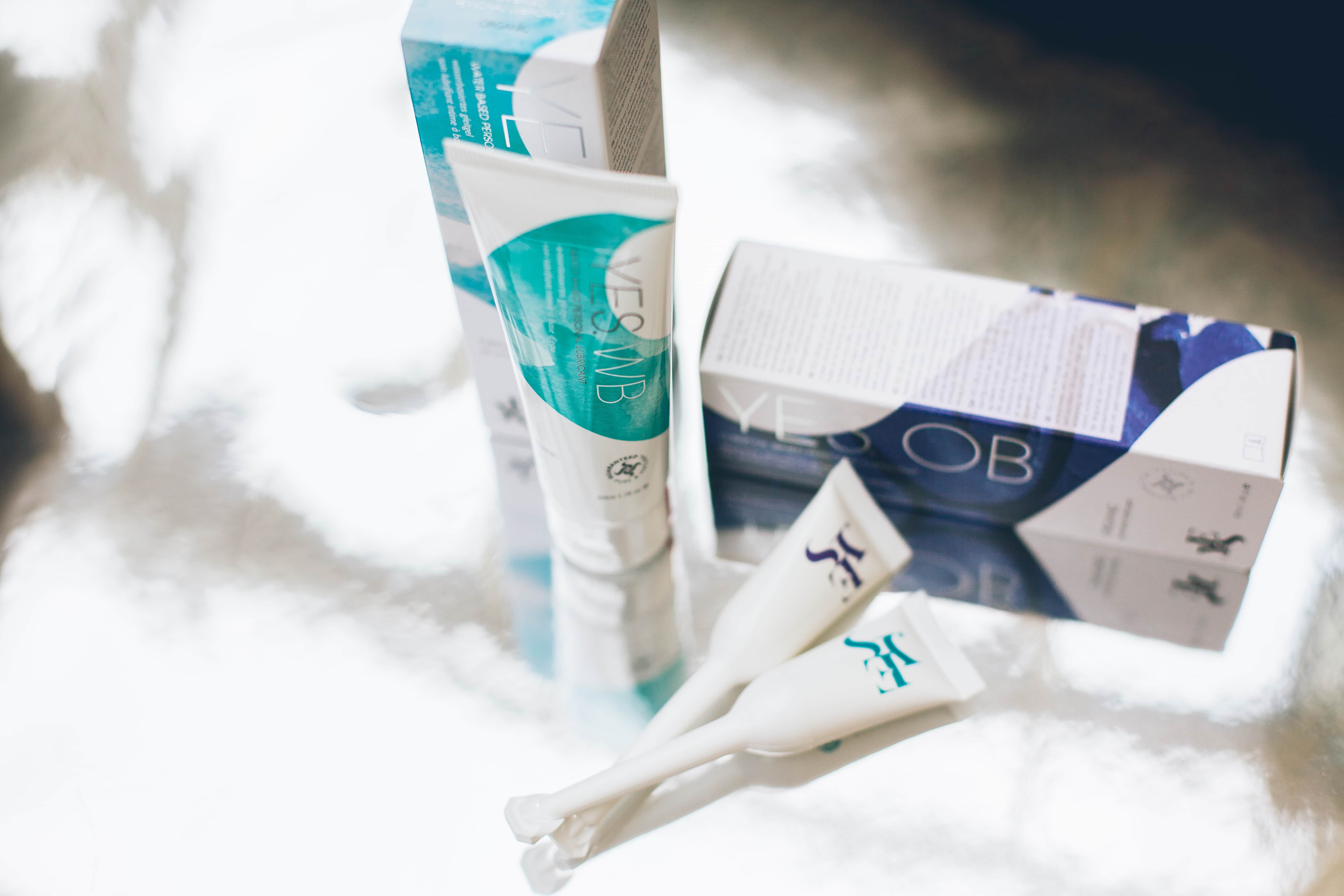boxes of yes organic lubricant