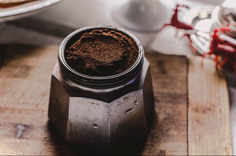 Coffee grinds