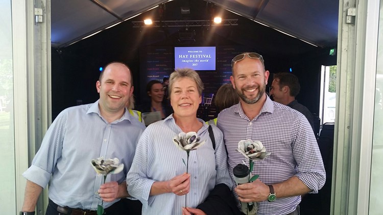 Photo from Hay festival