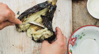 Baked Aubergines with Cumin and Lemon