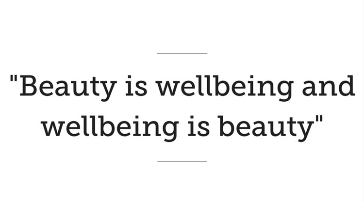beauty and wellbeing quote