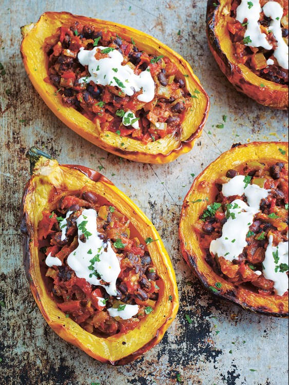 Squash & Black Bean Chili