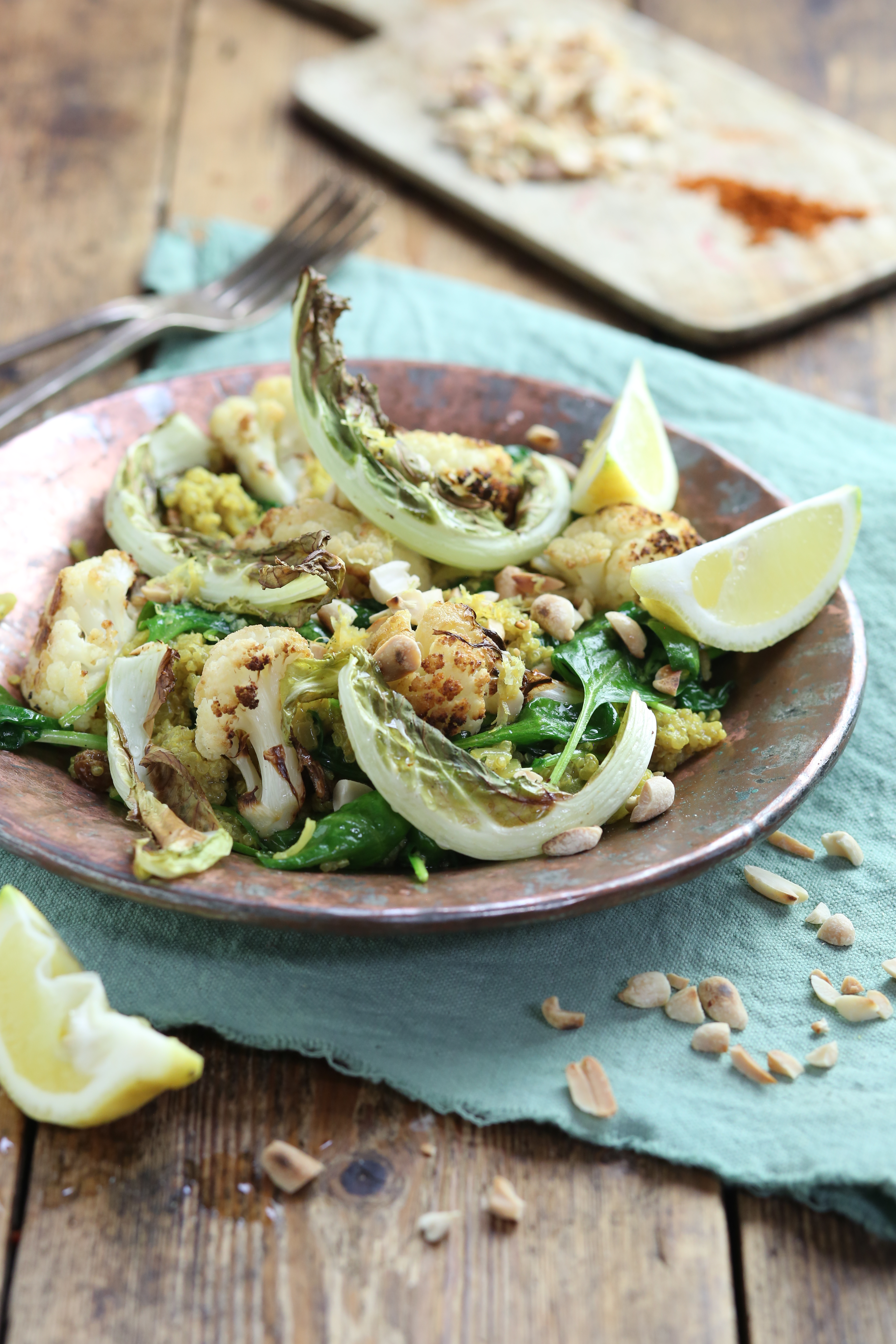 Curried Coconut & Roast Cauliflower Quinoa