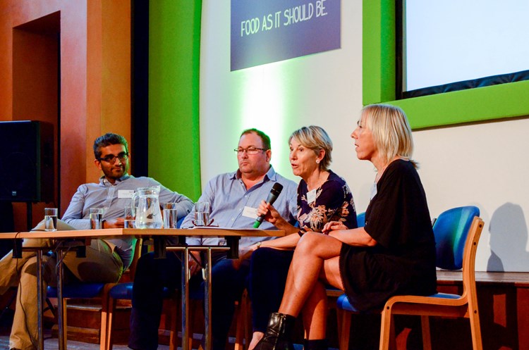 Q&A at a conference