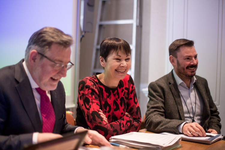 trade democracy lunch meeting speakers