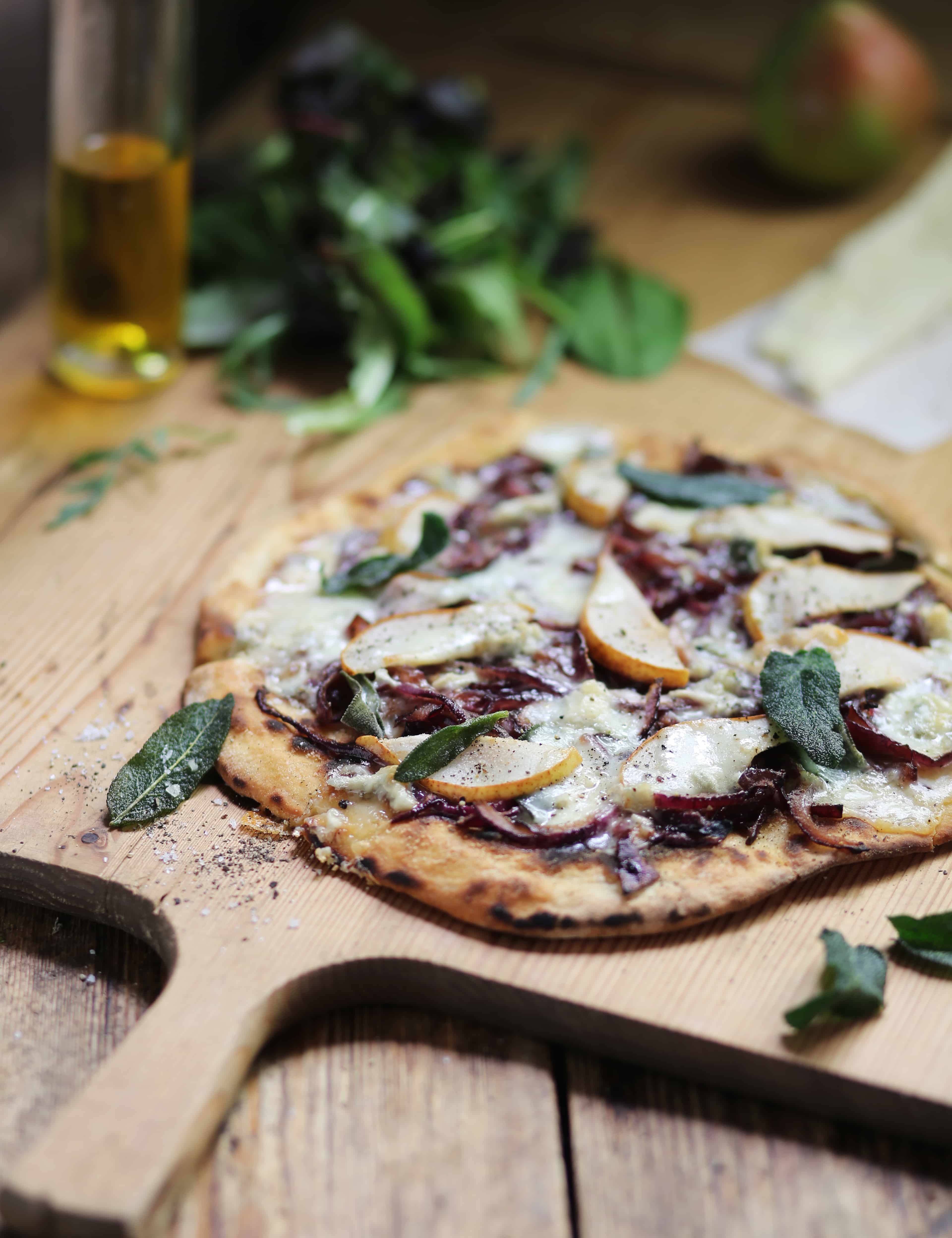 Pear & Blue Cheese Pizza