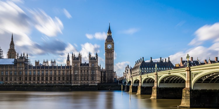 House of Parliament taken from across the Thames