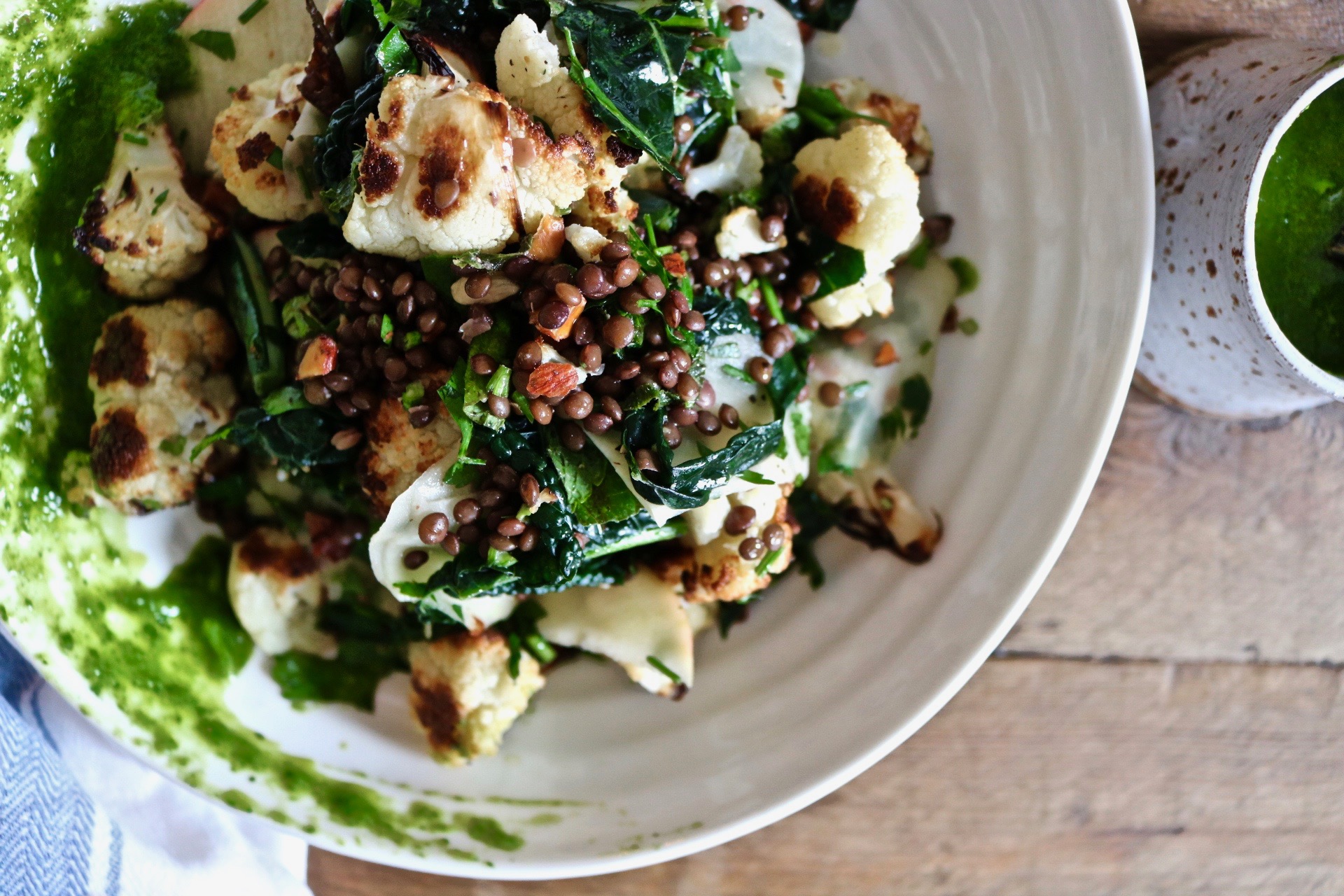 Cauli, Kohlrabi & Apple Salad