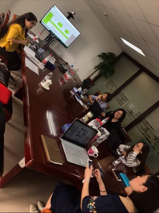 Sonia training auditors at the BCC Head Office