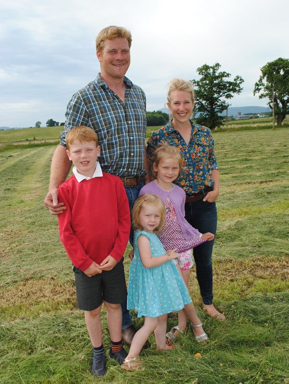 Farmer Duncan Mcewen and family