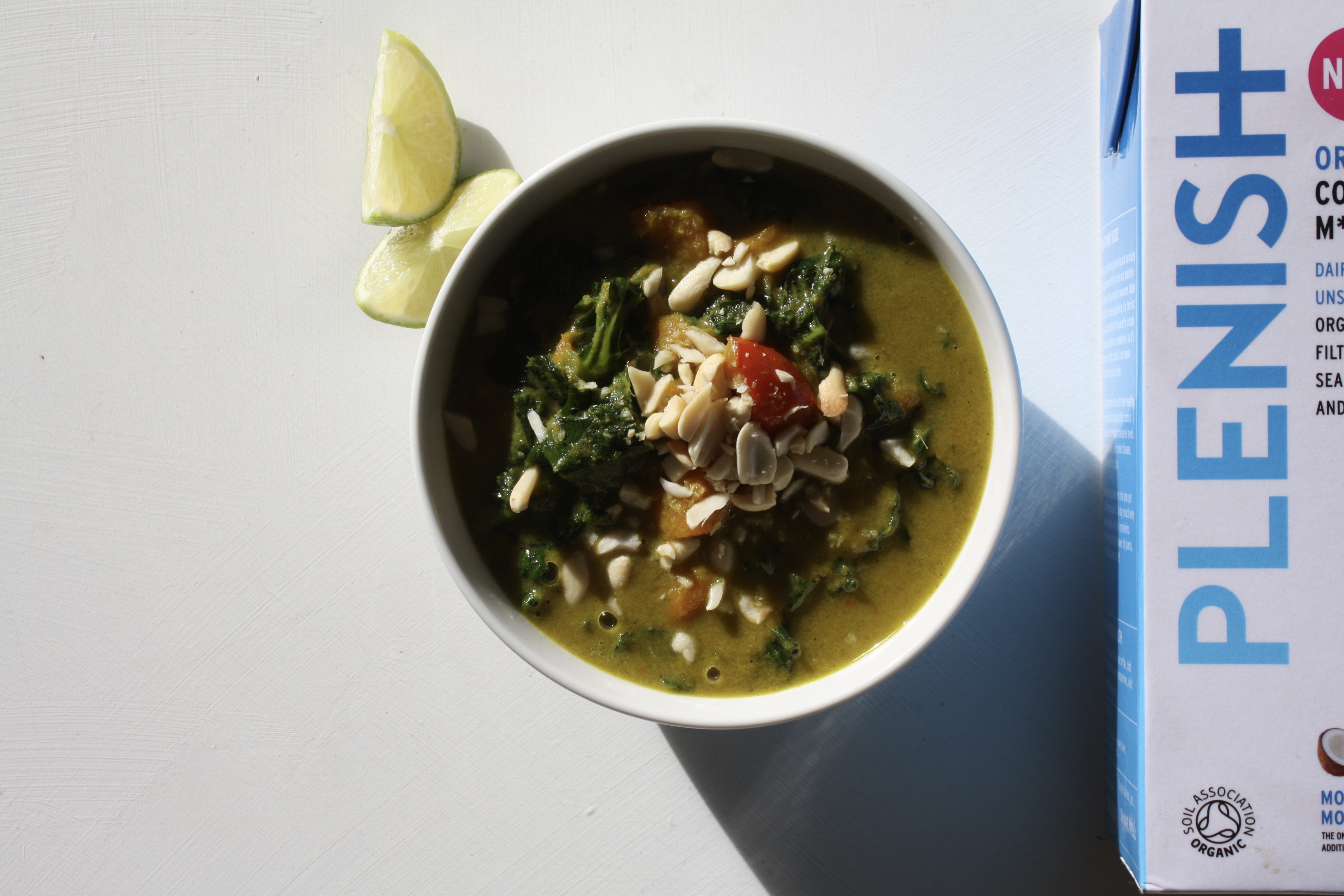 Spinach, Coconut and Lemongrass Soup