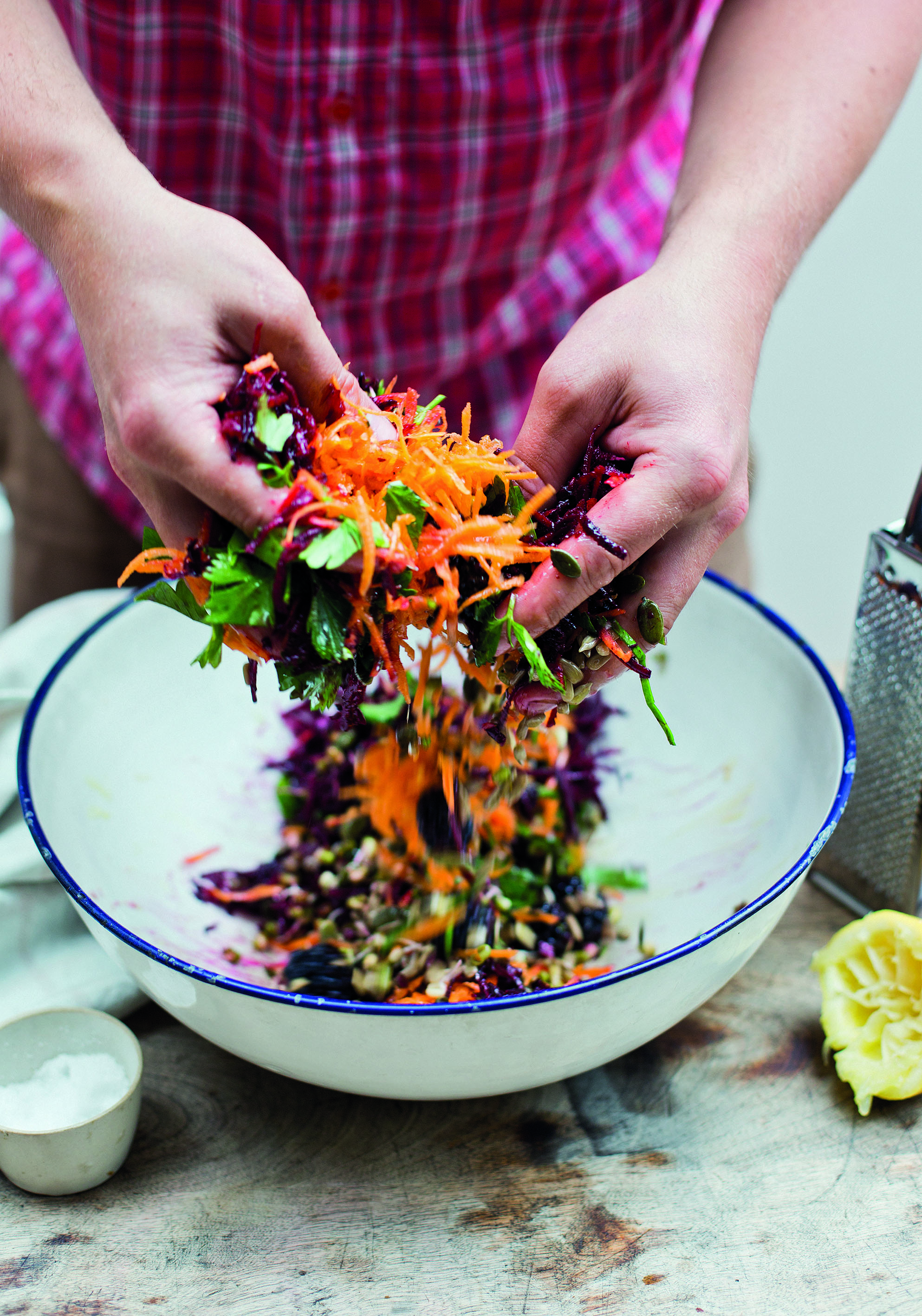 Autumn Slaw with Kale, Beets, Blackberries & More