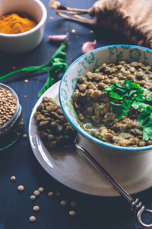 lentil and coconut curry
