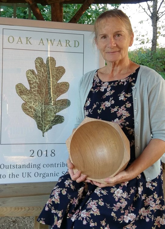 Susie Hewson at Oak Awards