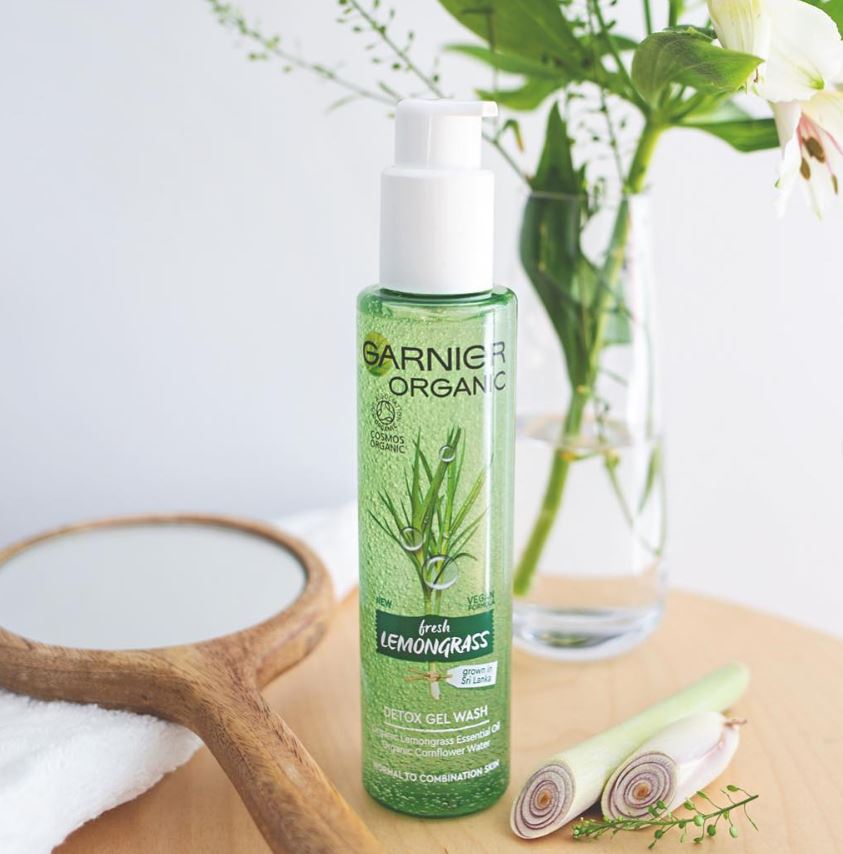 garnier organic gel wash