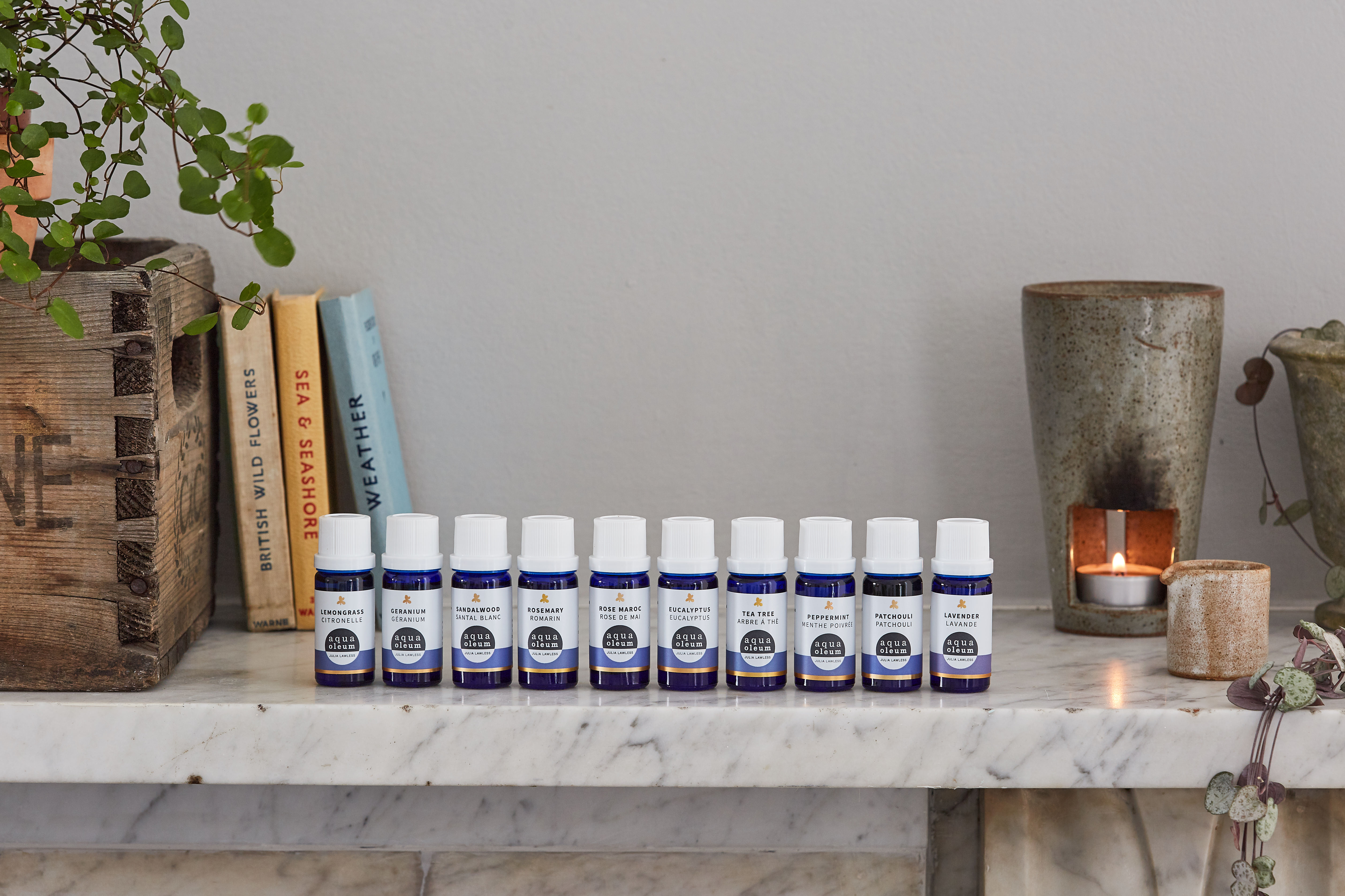 Aqua Oleum essential oil range (Source: Aqua Oleum)