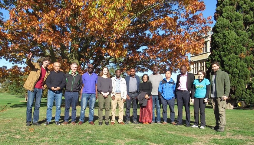 Responsible Forest Management and Sustainable Forest Product Supply Chains Training group at Shuttleworth House, October 2018