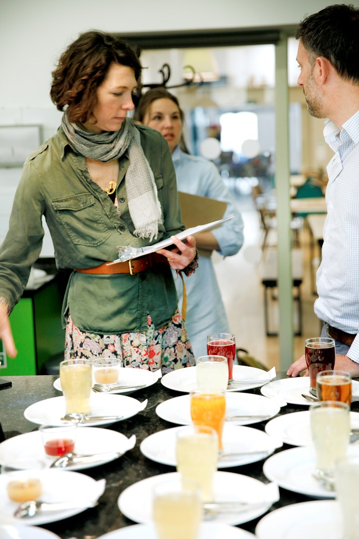 Thomasina Miers judging at the 2019 BOOM Awards