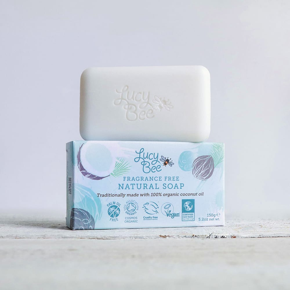 Lucy Bee Fragrance Free Bar Soap