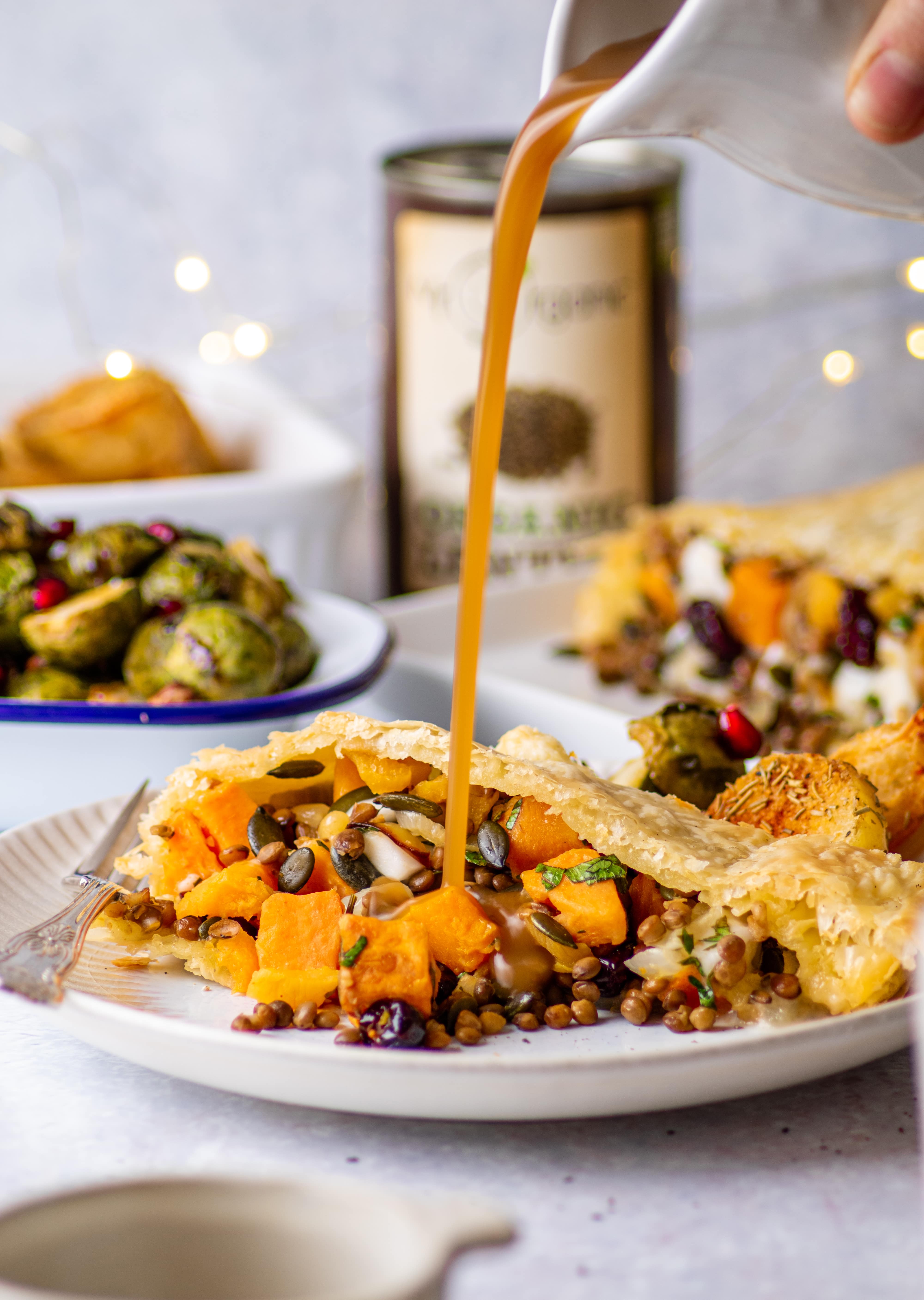 Butternut Squash & Lentil Wellington