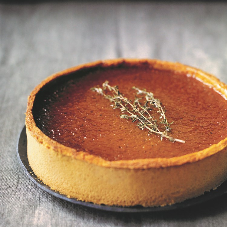 treacle tart, served