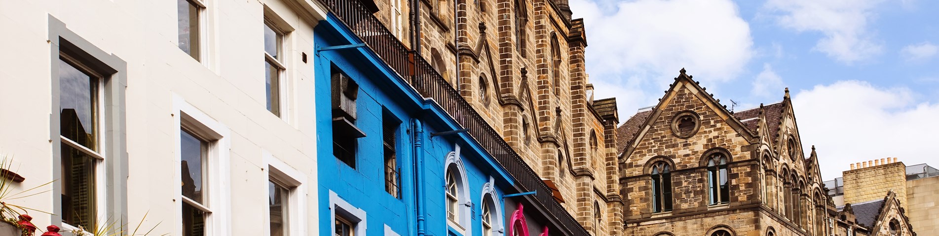 Edinburgh Street Scotland city - Shutterstock