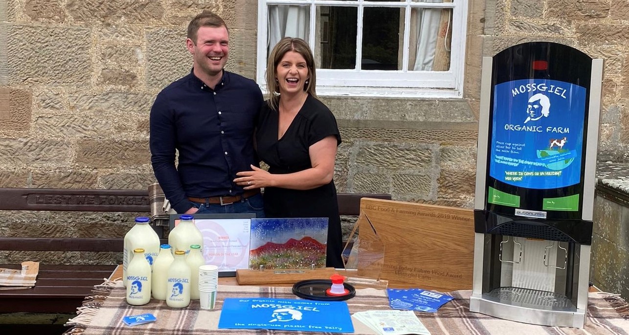 East Ayrshire Council and Mossgiel Organic Farm work together to provide milk for local schools