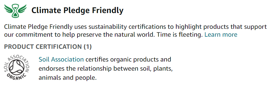 Join Climate Pledge Friendly | Soil Association Certification