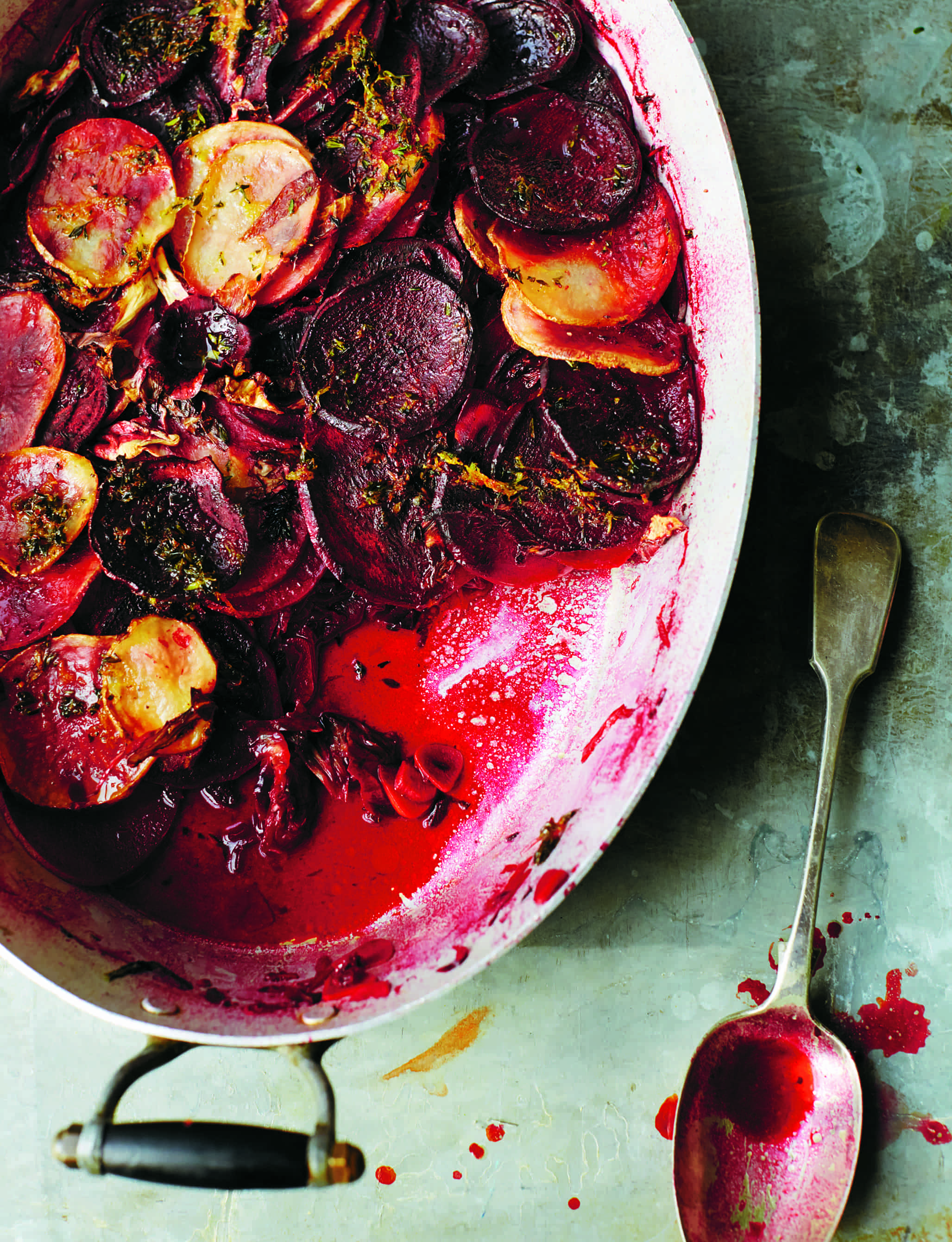 Anna Jones' Beetroot and Radichio Gratin