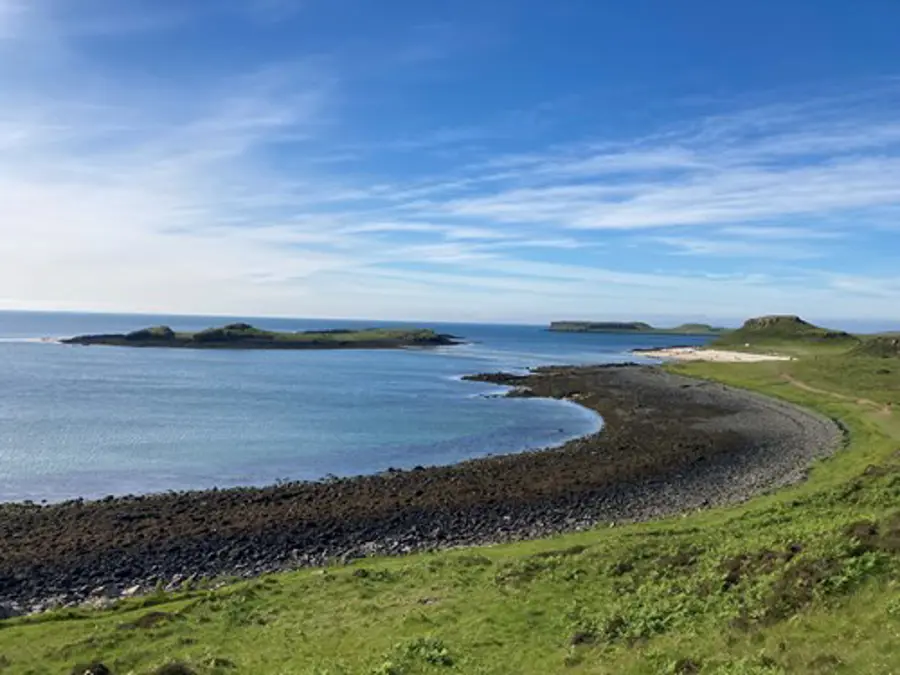 A stretch of coastline
