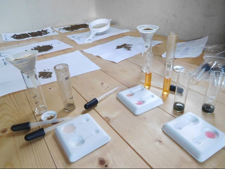 Analysis of samples by Reams analysis using La Motte equipment