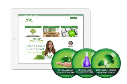 Formula Botanica on a laptop