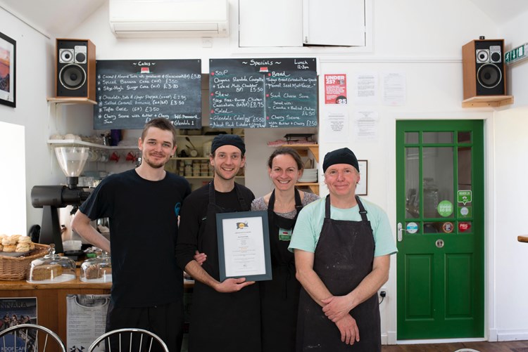 Red Roof Skye team with award