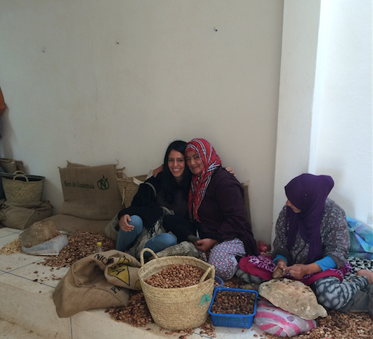 Dana with Berber Woman