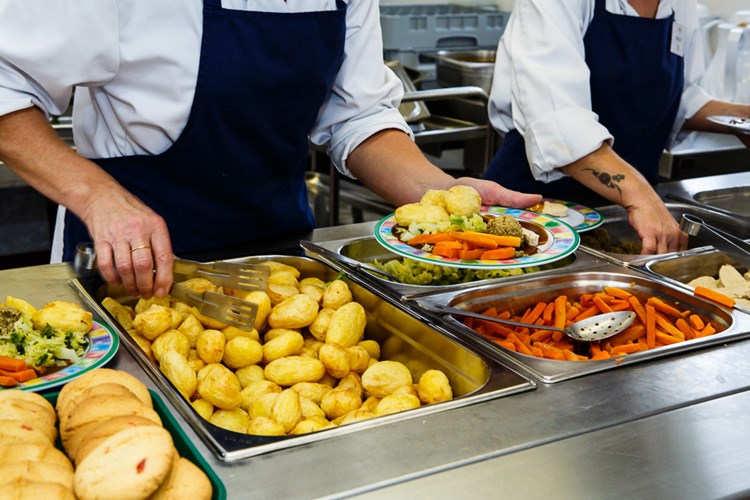 Roast dinner in schools