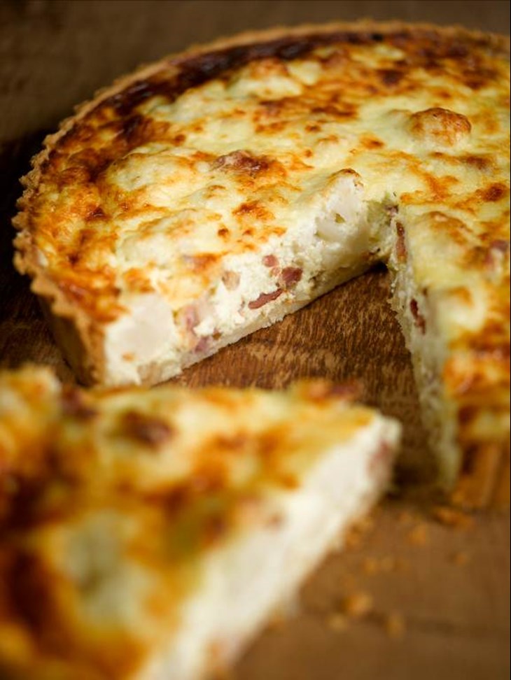 cauliflower cheese tart