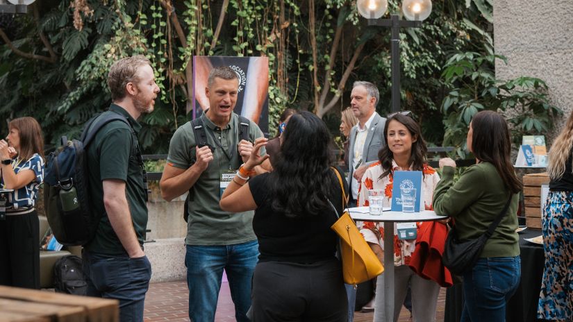 People networking at the Organic Trade Conference 2026