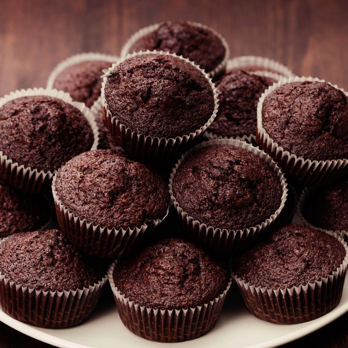 Chocolate and beetroot muffins