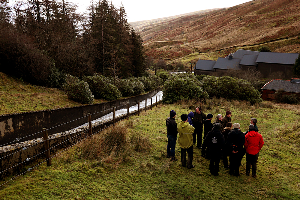 Site visit at Shantron Farm, Loch Lomond. 