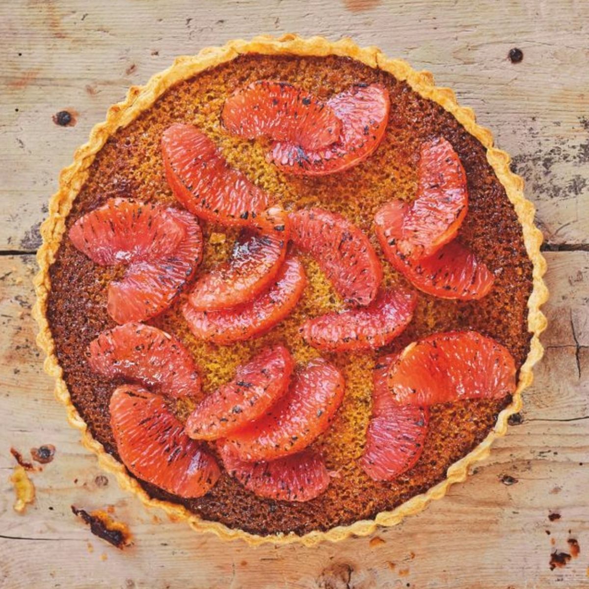 Prue Leith's Grapefruit treacle tart