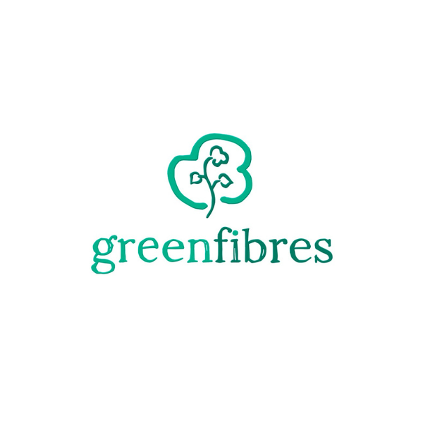 A logo reading 'greenfibres'