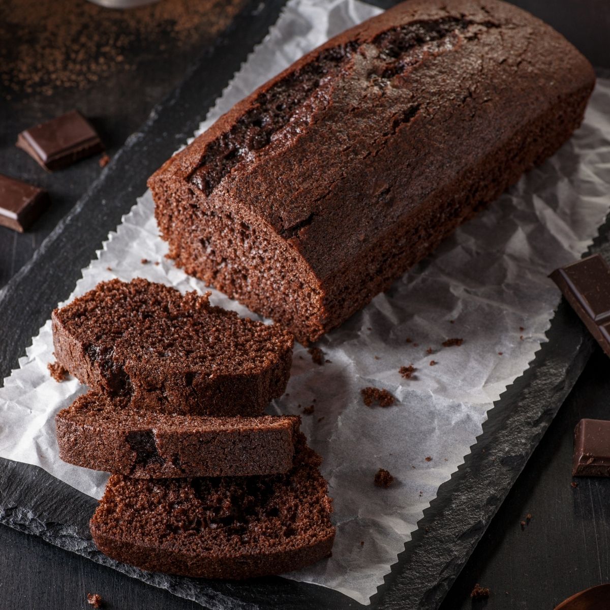 Chocolate and courgette cake 